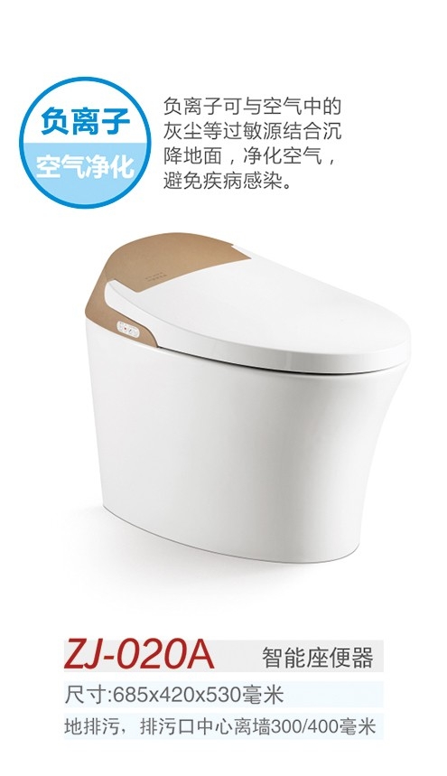 中洁卫浴 智能马桶 ZJ-020A
