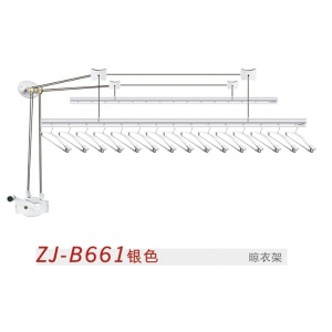 中洁卫浴 不锈钢晒衣架 ZJ-b661 银色