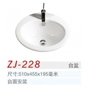中洁卫浴 浴室台盆 ZJ-228